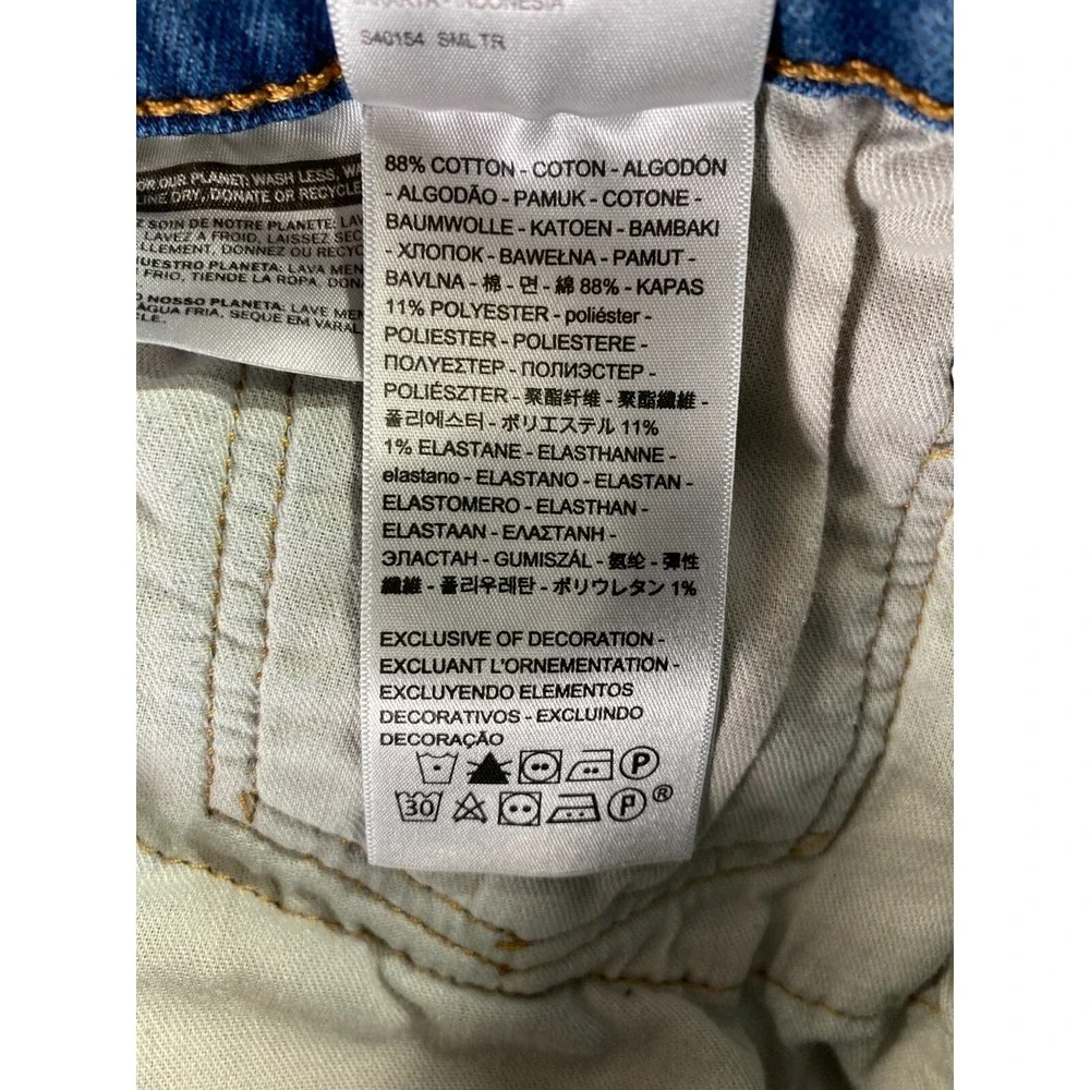 Levi's 505 Jeans Mens 38x32 Straight Regular Blue Dark Wash Measures 34x30 Ranch